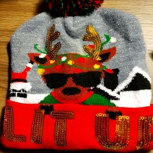 "Lit Up" OS Adult Knit Hat